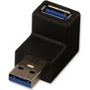 Adapteris .Lindy 71261 USB 3.0 A tipo 90° o