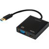 LOGILINK UA0234 LOGILINK – USB 3.0 adapteris VGA / HDMI