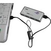 Logo USB kabelis (2.0), USB A M - microUSB (M), 0.3m, juoda, blister, smycz na nadgarstek, EOL