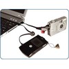 Logo USB kabelis (2.0), USB A M - microUSB (M), 0.3m, juoda, blister, smycz na nadgarstek, EOL