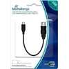 USB adapteris MediaRange microUSB - USB Juodas (MRCS168)