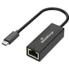 „MediaRange“ USB-C tinklo adapteris su RJ45 prievadu, 20 cm, juodas