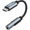 Adapteris USB MicroConnect USB-C - Jack 3.5mm Sidabrinė (MC-AUDIO-USBC)