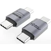 Adapteris USB MicroConnect USB-C - USB-C Sidabrinė (Premium USB4 Gen 3x2 USB-C)
