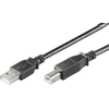 MicroConnect Kabelis MICRO_CONNEC USB TypeA M, USB TypeB M, 0.1m, juodas