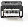 Adapteris NEDIS USB Type A F, USB Type A F, juodas