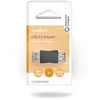 Adapteris NEDIS USB Type A F, USB Type A F, juodas