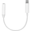 Hq HF/garso adapteris, skirtas iPhone Lightning 8 kontaktų lizdas, 3,5 mm baltas