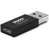 Port Designs 900154, USB-A, USB-C, juodas