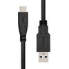 Kabelis USB ProXtend USB-C to USB A 3.0 cable 15cm juodas