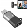 Adapteris USB Puluz Pu657b USB-C - Lightning Sidabrinė (SB9098)