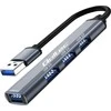 Centratorius adapteris USB 3.0 4in1 4x Qoltec