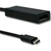 QOLTEC 50377 USB 3.1 adapteris C tipo vyriškas / DP moteriškas 4K 23cm