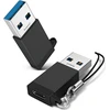 Adapteris USB Reagle USB-A - USB-C juodas