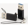 Adapteris USB Reagle USB-A - USB-C juodas