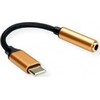 Adapteris USB Roline USB-C – lizdas 3,5 mm Auksinis (12.03.3223)