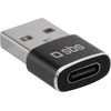 USB adapteris SBS Mobile USB-C - USB Juodas (JAB-7206189)