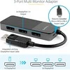 StarTech 3 PORT DISPLAYPORT 1.4 MST HUB/3 X 4K - FOR WINDOWS - DP 1.4