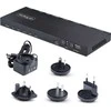 StarTech.com 4 prievadų HDMI skirstytuvas, 4K 60Hz HDMI 2.0 vaizdas, 4K HDMI skirstytuvas su integruotu skaleriu, HDMI skirstytuvas 1 įvestis 4 išvestys, 3,5 mm / optinis garso prievadas, HDMI ekrano / išvesties skirstytuvas, HDMI, 4x HDMI, 2.0b, 3840 x 2160 pikselių, juodas, metalinis