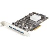 USB adapteris StarTech Adapteris StarTech 4Port PCie USB 3.1 / 3.2 10Gb Kortelė
