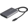 USB adapteris StarTech StarTech TB32DP14 kabelio adapteris 0,46 m Thunderbolt 3 2 x Ekranas Port Sidabrinis