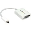 USB adapteris StarTech USB-C – VGA balta (CDP2VGAW)