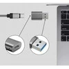 Adapteris USB Swissten 55500200 USB-A - USB-C Sidabrinė (55500200)