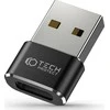 Adapteris USB į USB-C Tech-Protect Ultraboost juodos spalvos