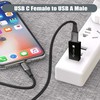 Adapteris USB Techly USB-A - USB-C Juodas (IADAP-USB3-AFT)