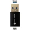 Adapteris USB Techly USB-A - USB-C Juodas (IADAP-USB3-AFT)