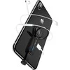 USAMS ADAPTER AU08 2W1 2X LIGTNING LED + RING HOLDER Juodas