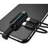 USAMS AU10 2in1 Lightning adapteris su LED indikacija