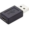 USB sumažinimas, (3.0), USB A M - USB C (F), juoda, plastikinio maišelio medžiaga, 5 Gbps