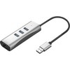USB šakotuvas Value USB 3.2 Gen 1 į gigabito eterneto keitiklis + 3 prievadų USB šakotuvas