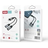 Adapteris USB XO NBR160A Lightning - Lightning x2 Sidabrinė