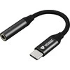 USB adapteris Yenkee YTC 102 USB-C - Jack 3.5mm Juodas (35054433)