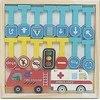Adar Medinės dėlionės Transporto priemonės
