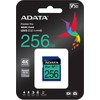 Atminties kortelė ADATA Premier Pro UHS-I SDXC, 256 GB, Flash atminties klasė 10, U3, V30, 85 MB/s, 100 MB/s