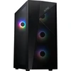 ADATA XPG LANDER 500 korpusas, vidutinio dydžio bokštas, be maitinimo bloko, 4x 120 mm ARGB ventiliatoriai, juodas