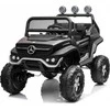 Ramiz Elektromobilis Mercedes Benz Unimog 4x4, Juodas