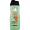 Adidas Active Start 3 viename vyriškas dušo želė 400 ml