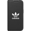 Adidas OR Booklet Dėklas BASIC iPhone 14/ 15 / 13 6.1″ juodos spalvos baltos spalvos 50181
