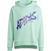 Adidas vaikiškas gobtuotas bliuzonas HR5825