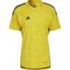 Vyriški marškinėliai adidas Condivo 22 Goalkeeper Jersey Short Sleeve geltona HF0138 (XL)