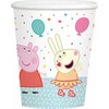 Adikbal Peppa Pig popieriniai puodeliai 250 ml vieno dydžio