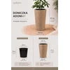 Adoni Jutos vaza boho su įdėklu 47 cm – rankų darbo (adoni47)