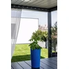 Adoni mėlynas medvilninis gėlių vazonas su įdėklu 22x36 cm – rankų darbo (adoni-ba-blu-36)
