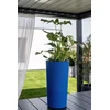Adoni mėlynas medvilninis gėlių vazonas su įdėklu 32x57 cm – rankų darbo (adoni-ba-blu-57)
