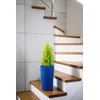 Adoni mėlynas medvilninis gėlių vazonas su įdėklu 22x36 cm – rankų darbo (adoni-ba-blu-36)