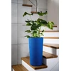 Adoni mėlynas medvilninis gėlių vazonas su įdėklu 32x57 cm – rankų darbo (adoni-ba-blu-57)